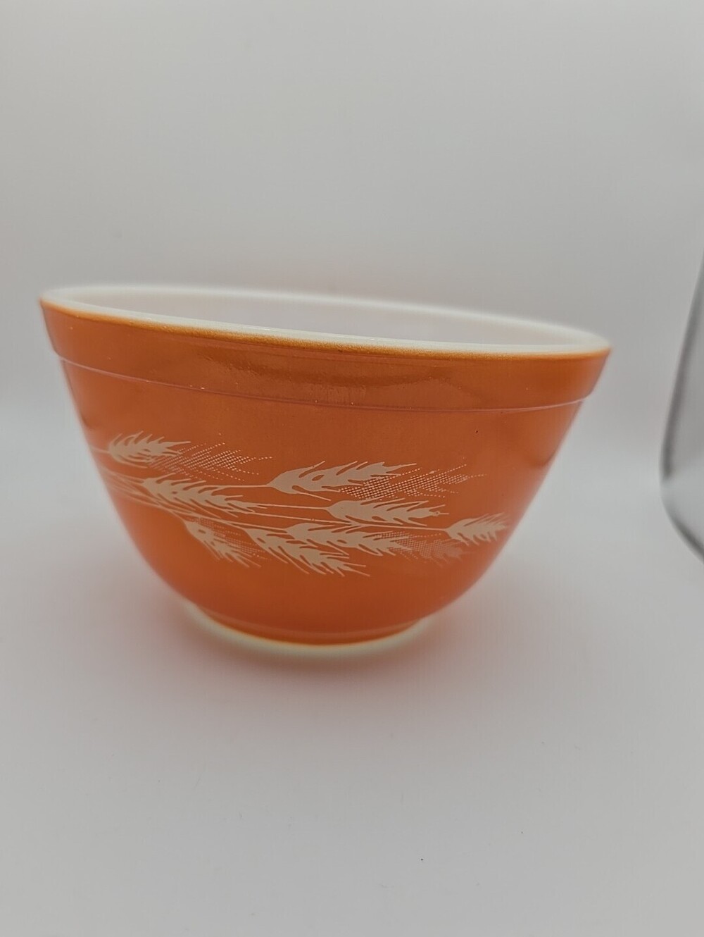 Vintage PYREX Autumn Harvest Wheat 401  750ml Mixing Bowl Smaalest Nesting Bowl